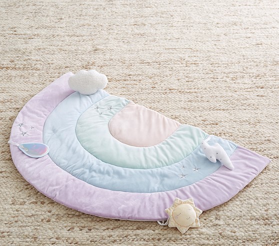 pastel play mat