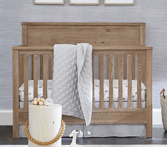 crib without skirt