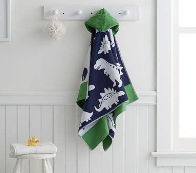 dinosaur towel poncho