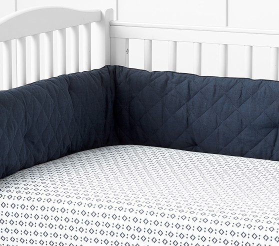 pottery barn crib sheets boy