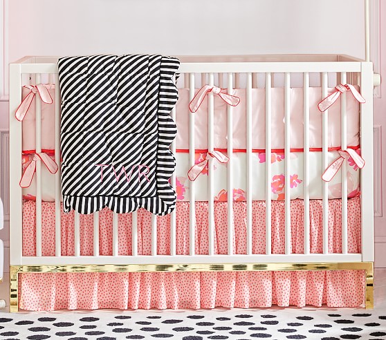 red rose crib bedding