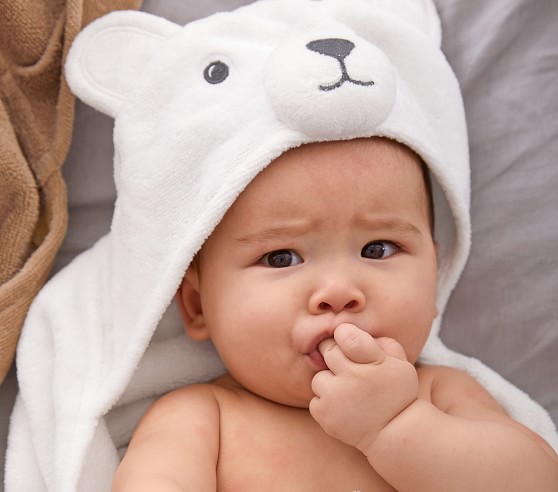bear baby towel