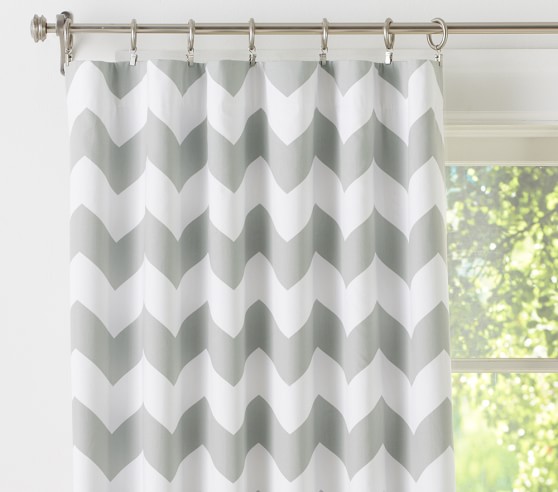 Chevron Kids Blackout Curtain Pottery Barn Chevron Kids Blackout Curtain Pottery