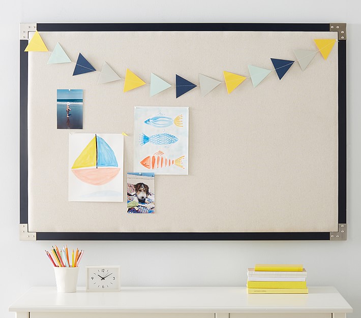 Navy Campaign Kids Bulletin Board Pottery Barn - Bulletin Board Trim Storage Box Navy Campaign Kids Bulletin Board Pottery Barn - Bulletin Board Trim Storage Box