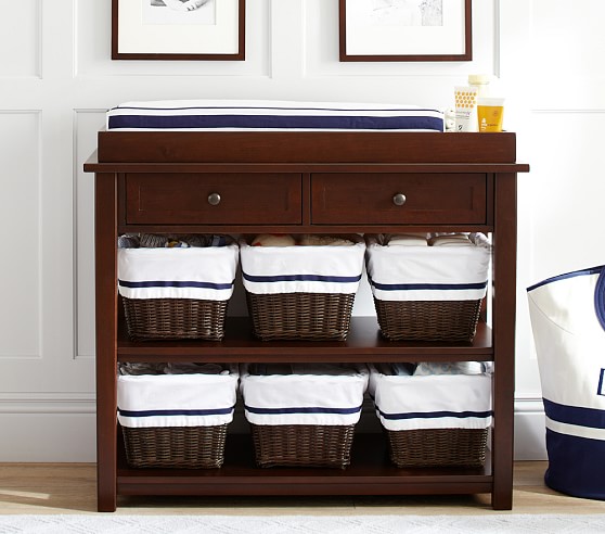 pottery barn kids changing table topper