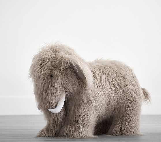stuffed woolly mammoth