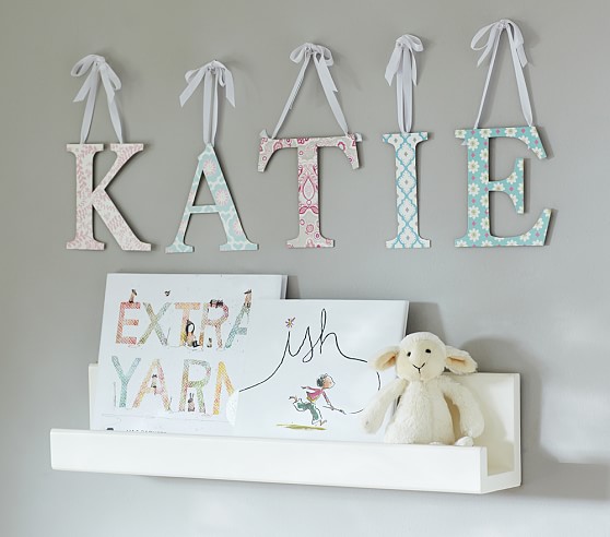 pottery barn wall letters