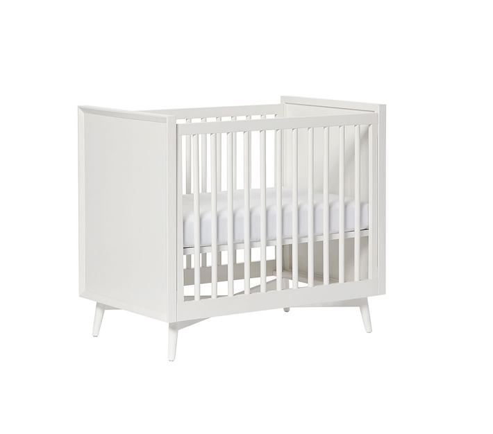 west elm x pbk MidCentury MiniCrib with Mattress Baby Crib