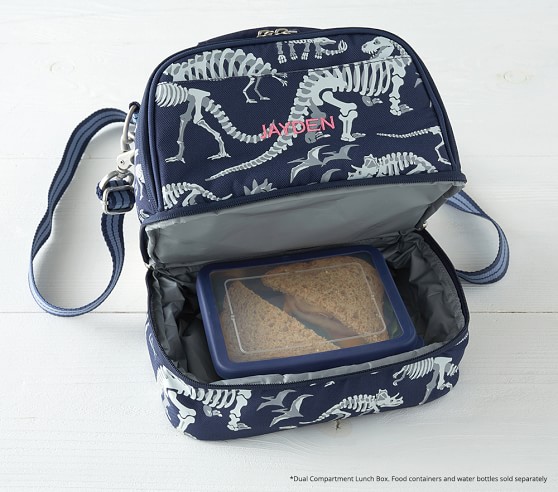 dual compartment lunch tote