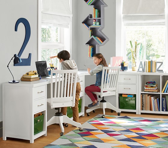 pottery barn kids corner desk