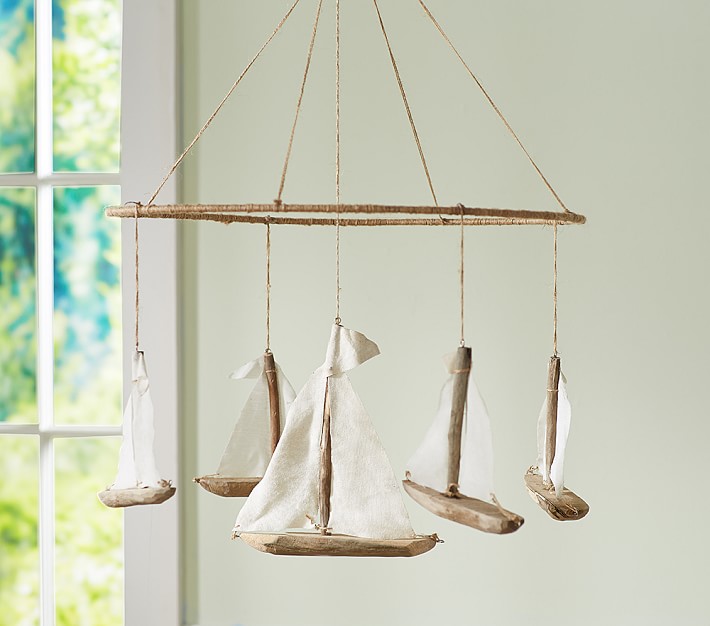 Sailboat Baby Mobile | Pottery Barn Kids