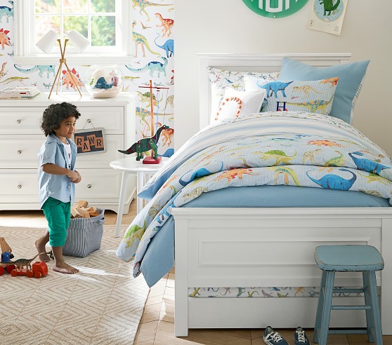 pottery barn kids dinosaur sheets
