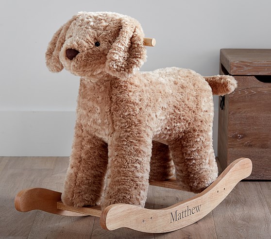 pottery barn kids animal rocker