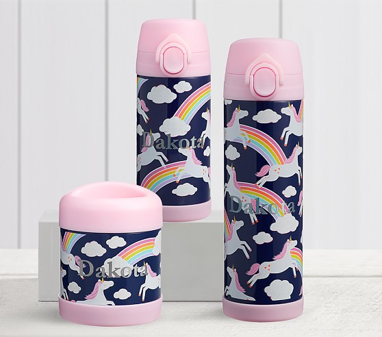 unicorn water bottle kids
