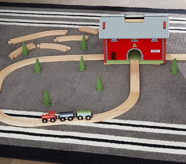 train station toy set