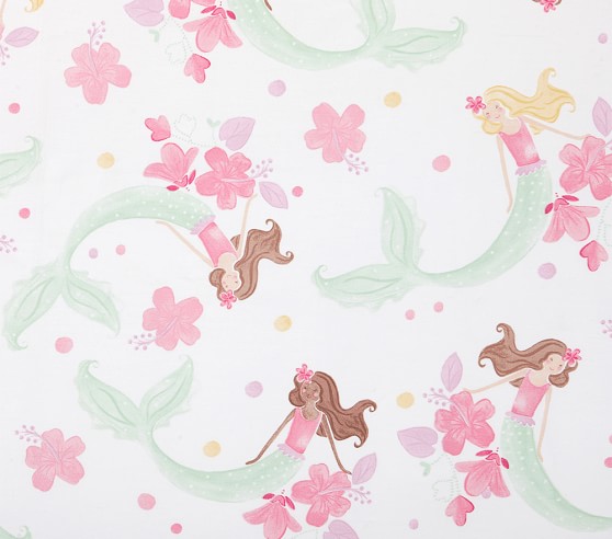 pottery barn kids mermaid sheets