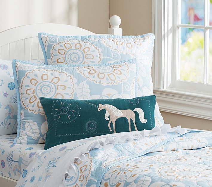 pottery barn kids unicorn bedding