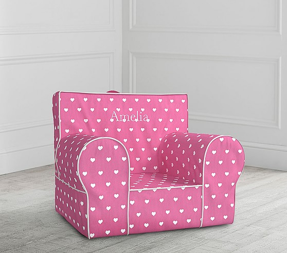 kids pink armchair
