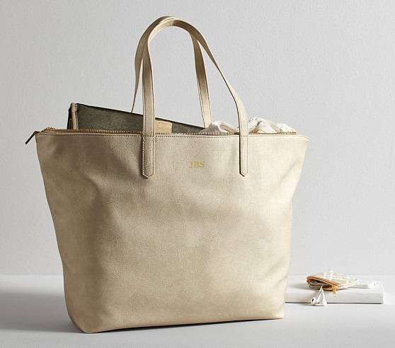 leather diaper tote bag