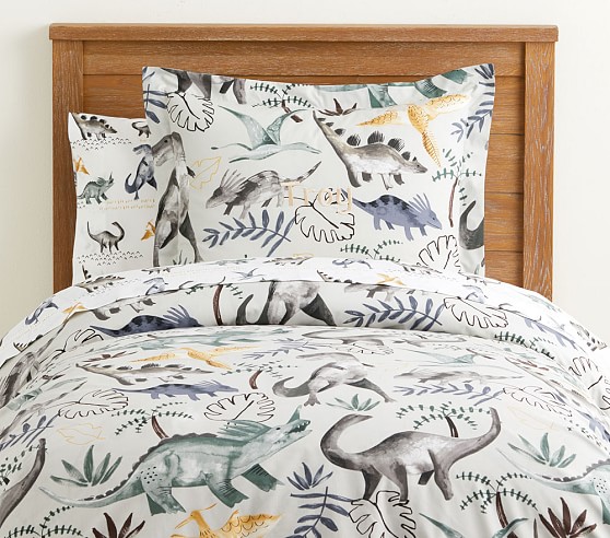 pottery barn kids dinosaur sheets