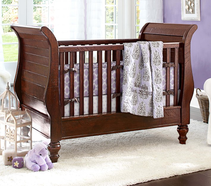 mahogany baby crib