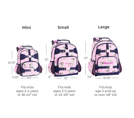 backpack with puppies on it