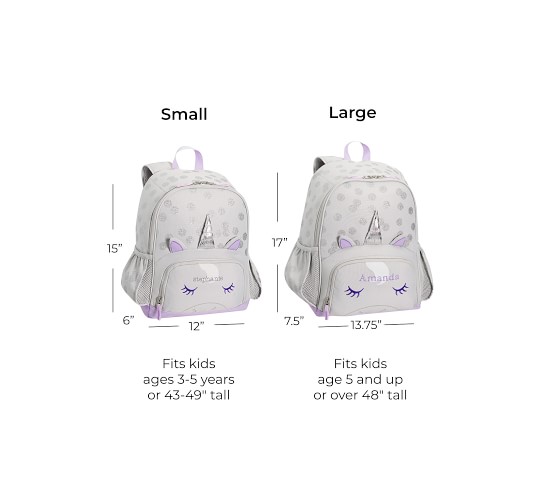 unicorn 2 way sequins critter backpack