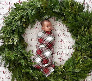 christmas light swaddle