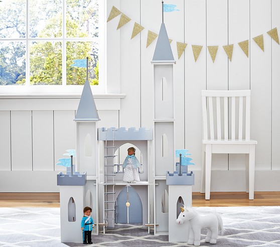 pottery barn castle dollhouse