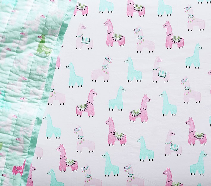 llama baby comforter