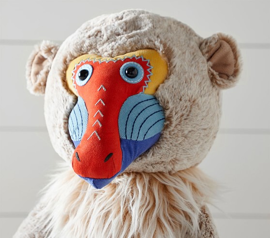 baboon soft toy