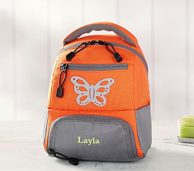 orange lunch bag