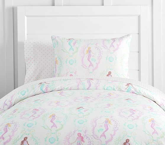 pottery barn mermaid bedding