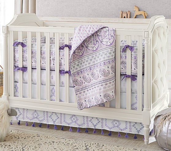 paisley crib bedding