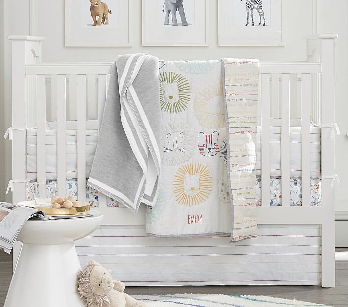 bright crib bedding