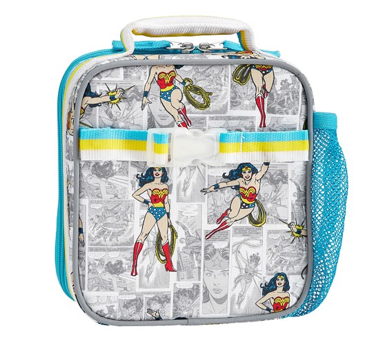 wonder woman backpack and lunchbox