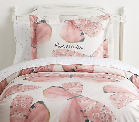 pottery barn butterfly bedding