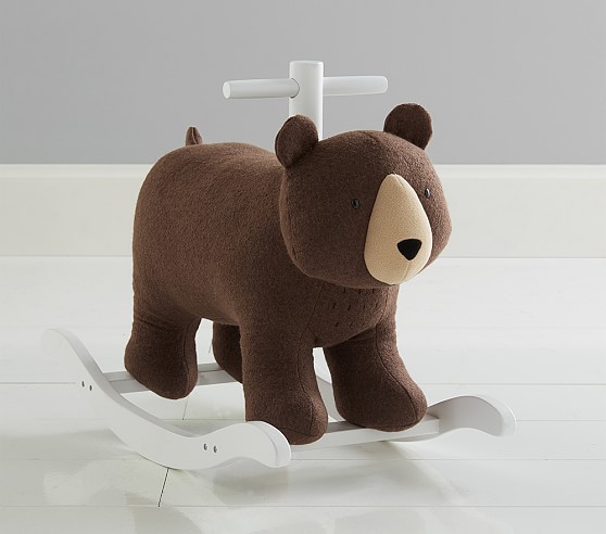 pottery barn rocking bear