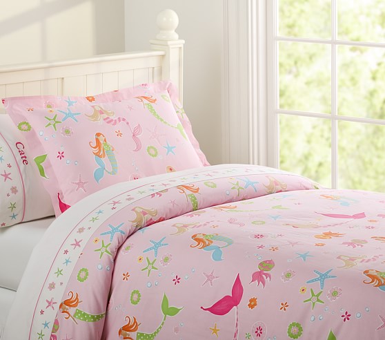 pottery barn kids mermaid sheets