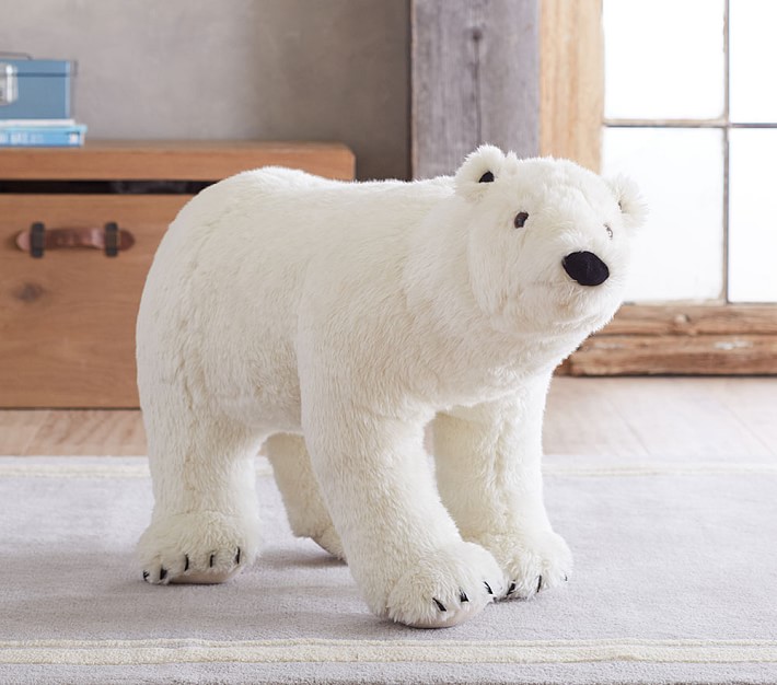giant plush polar bear