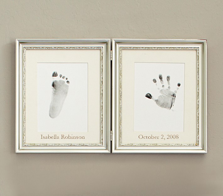 baby footprint ceramic