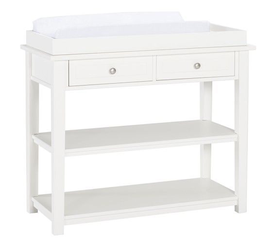 pottery barn diaper changing table