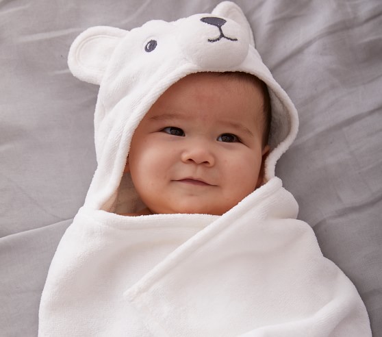 bear baby towel