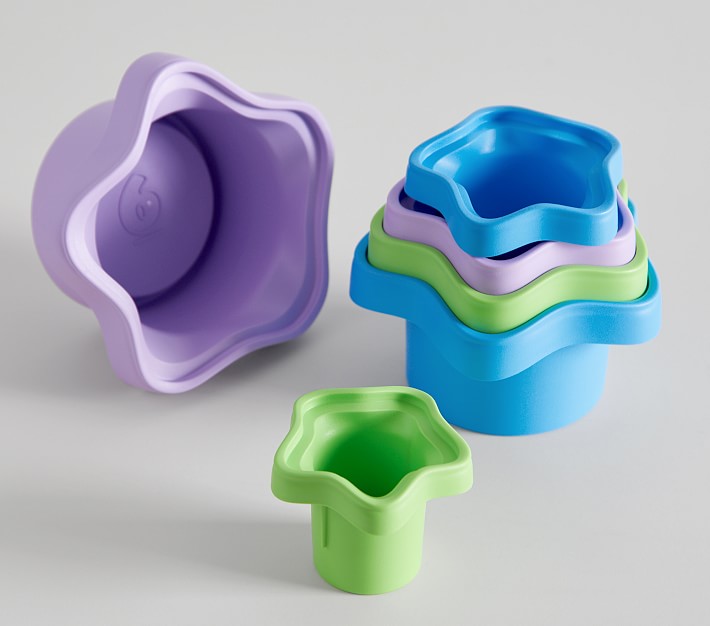 green toys stacking cups