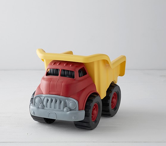 green toy recycling truck