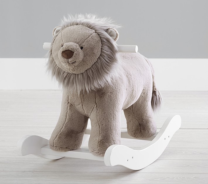 plush nursery rocker