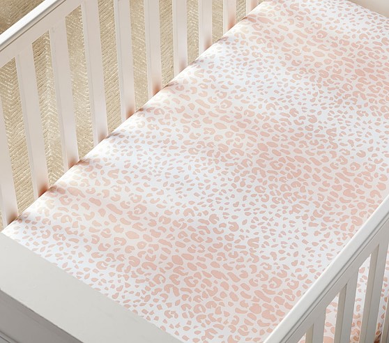 fitted crib sheets girl