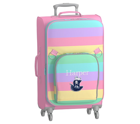 kids rainbow suitcase