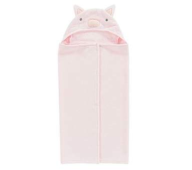 pig hooded towel