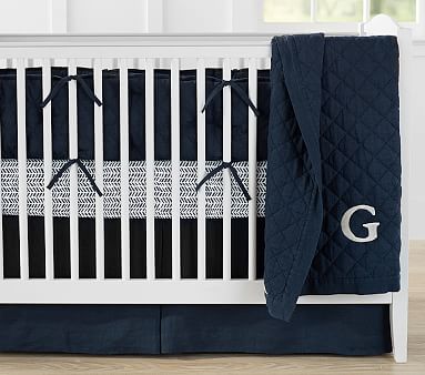 navy cot quilt